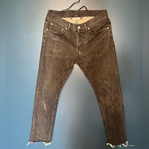 Our Legacy Grey Zero Cut denim jeans